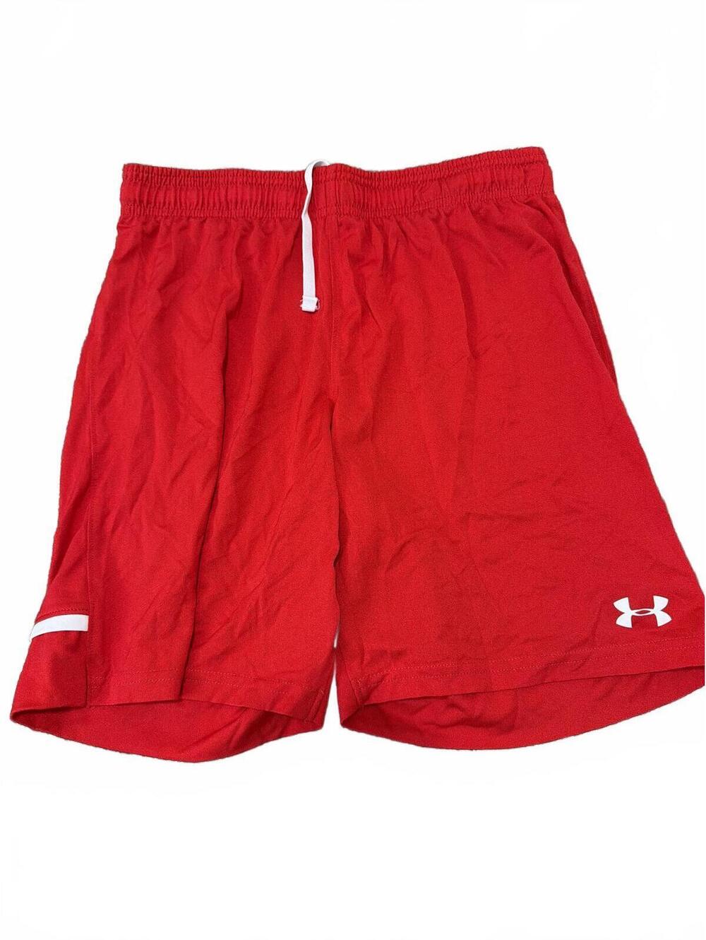 Under Armour Red Athletic Running Shorts YXL Kids